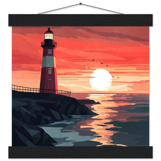 Lighthouse Premium Matte Paper Poster with Hanger