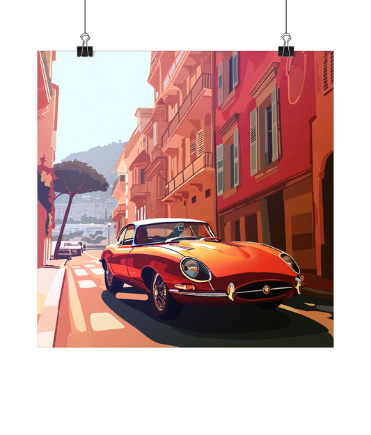 E type Square Lustre Fine Art Printtype Square Lustre Fine Art Print